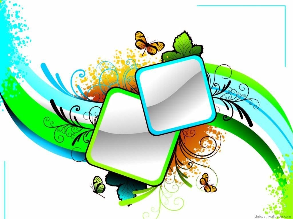 colorful floral frame design