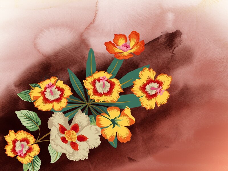 colorful floral illustration