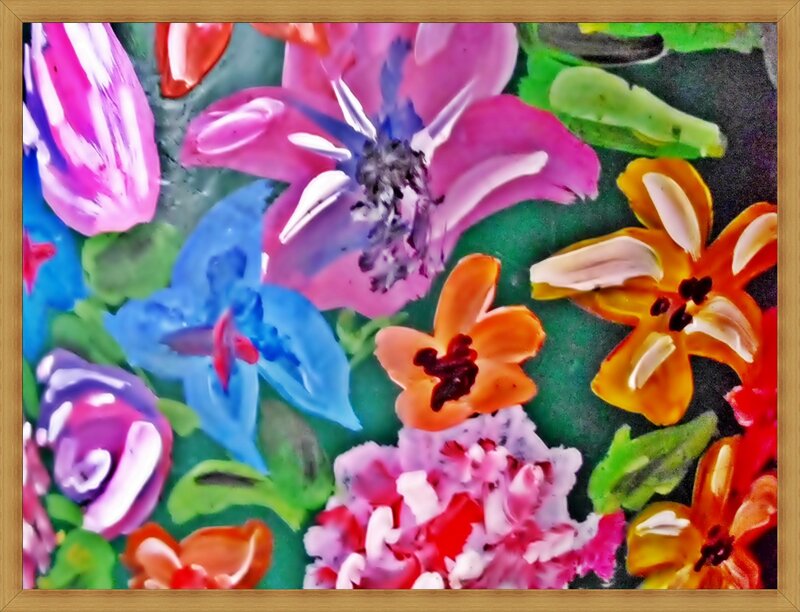 Colorful Floral Painting