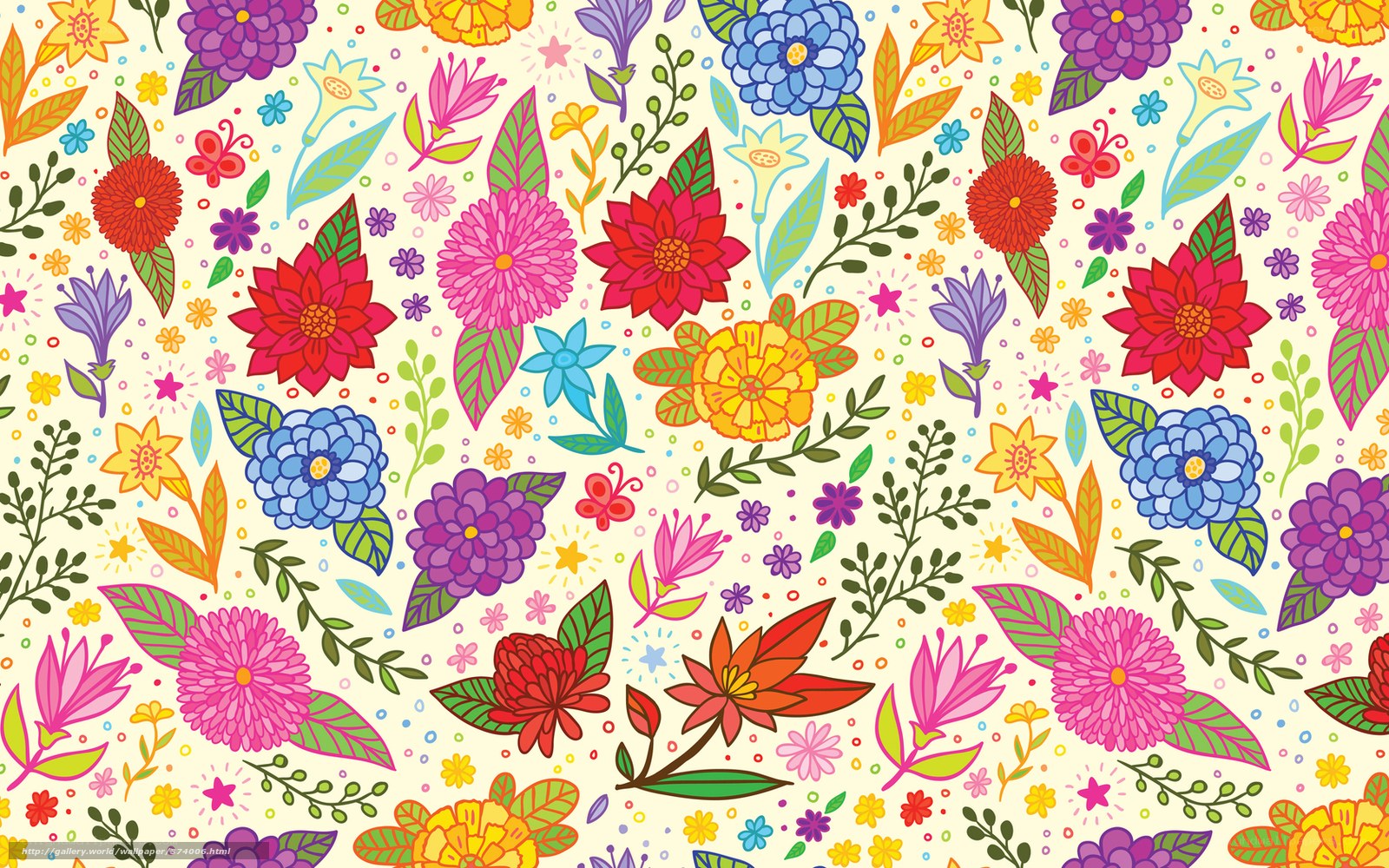 colorful floral pattern