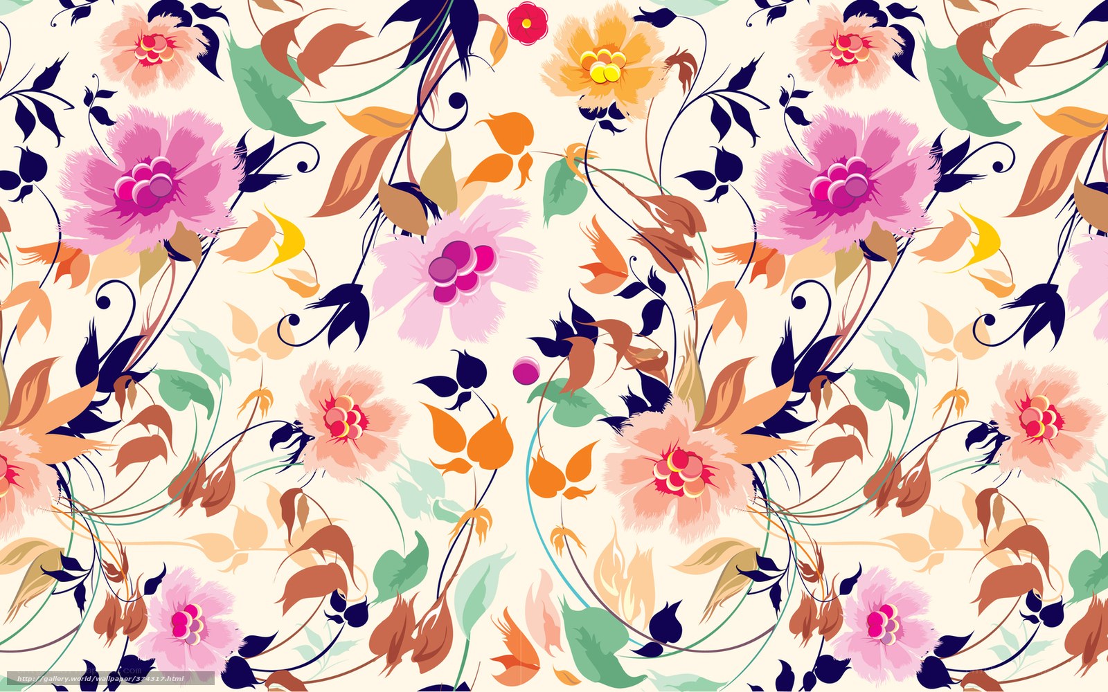 colorful floral pattern