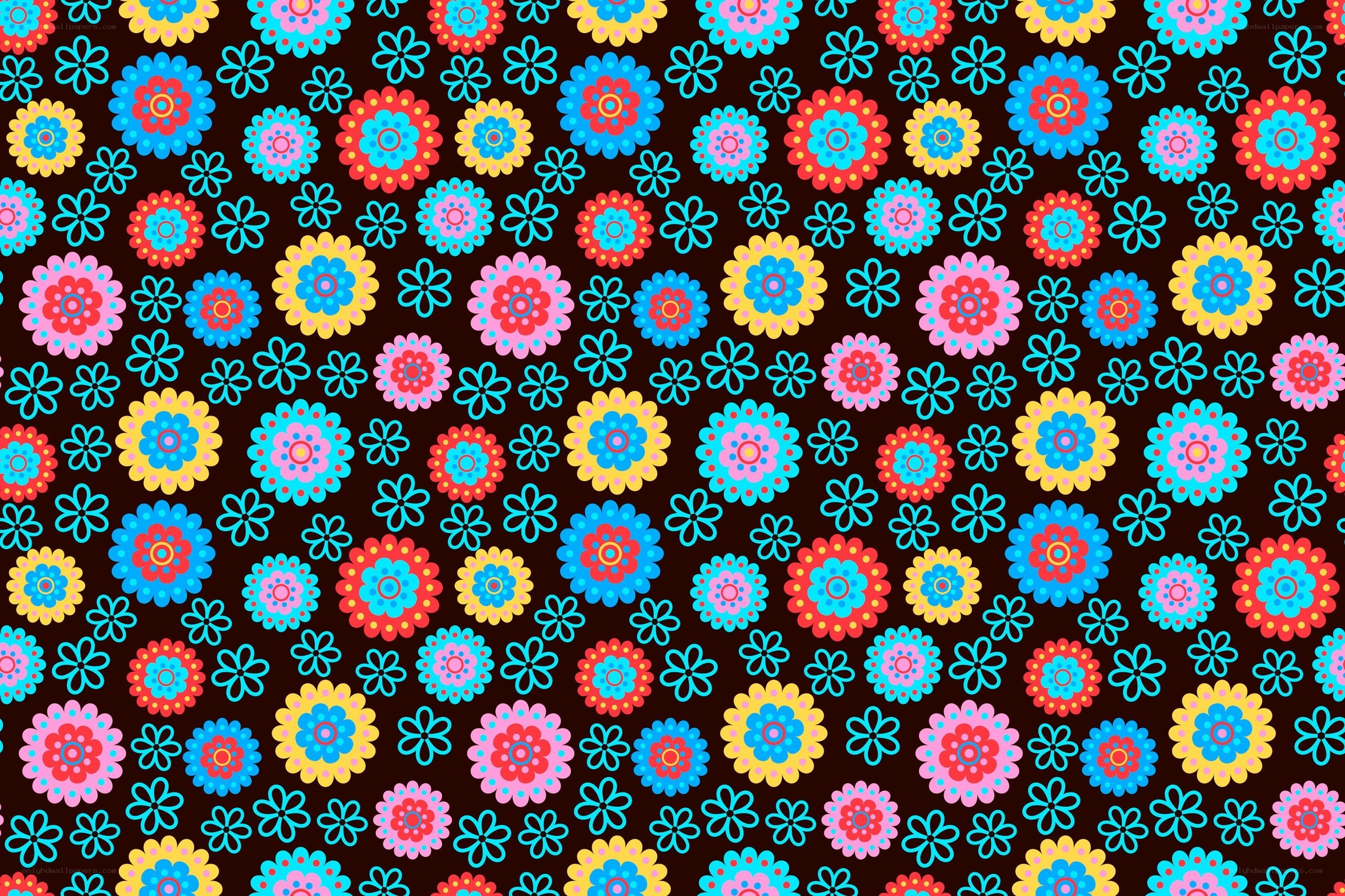colorful floral pattern