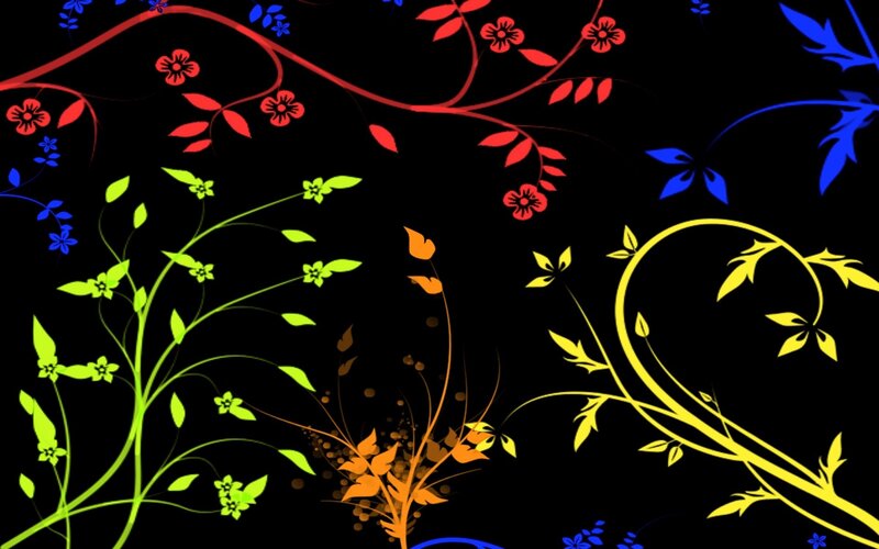 colorful floral pattern