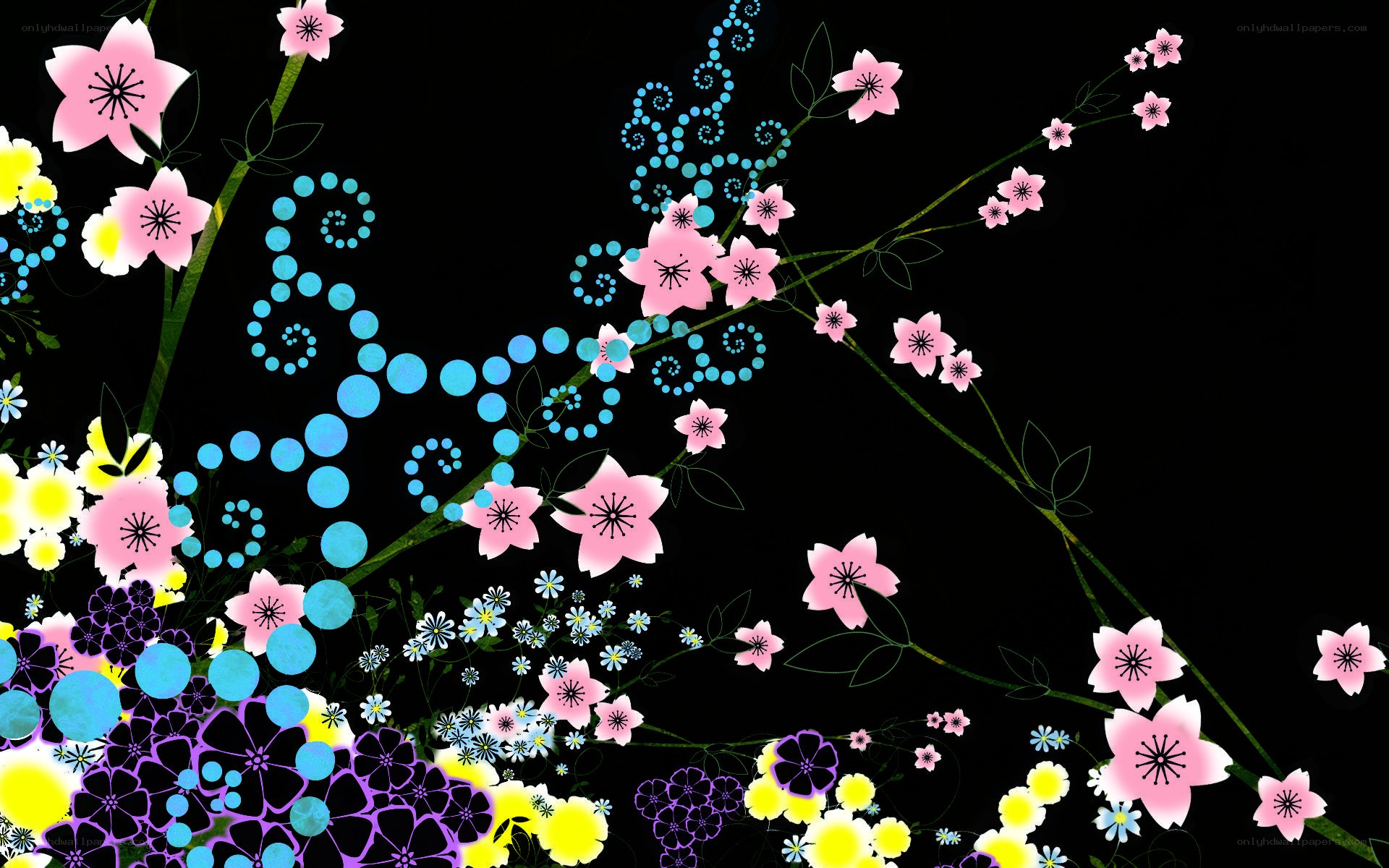 colorful floral pattern