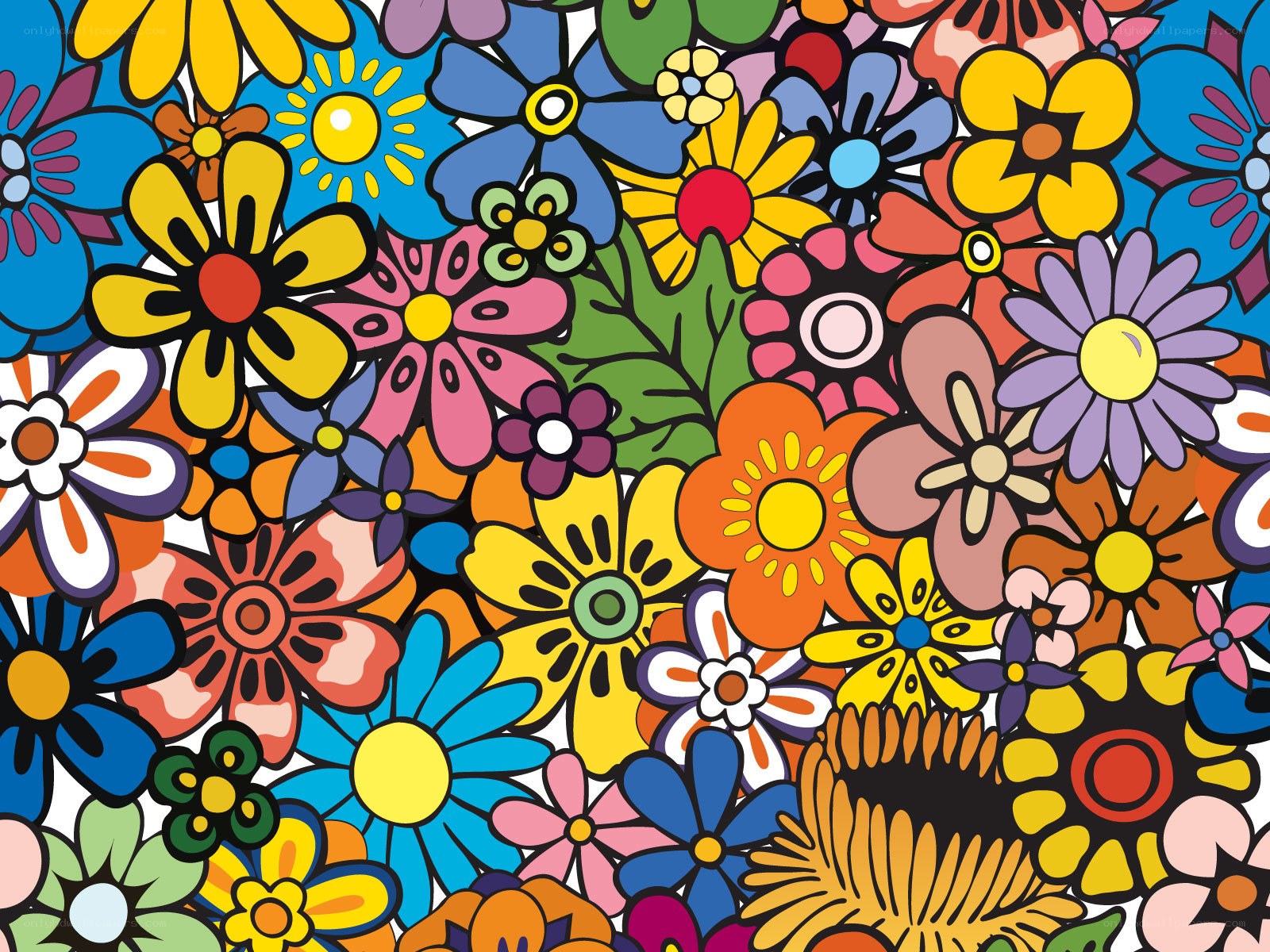 colorful floral pattern