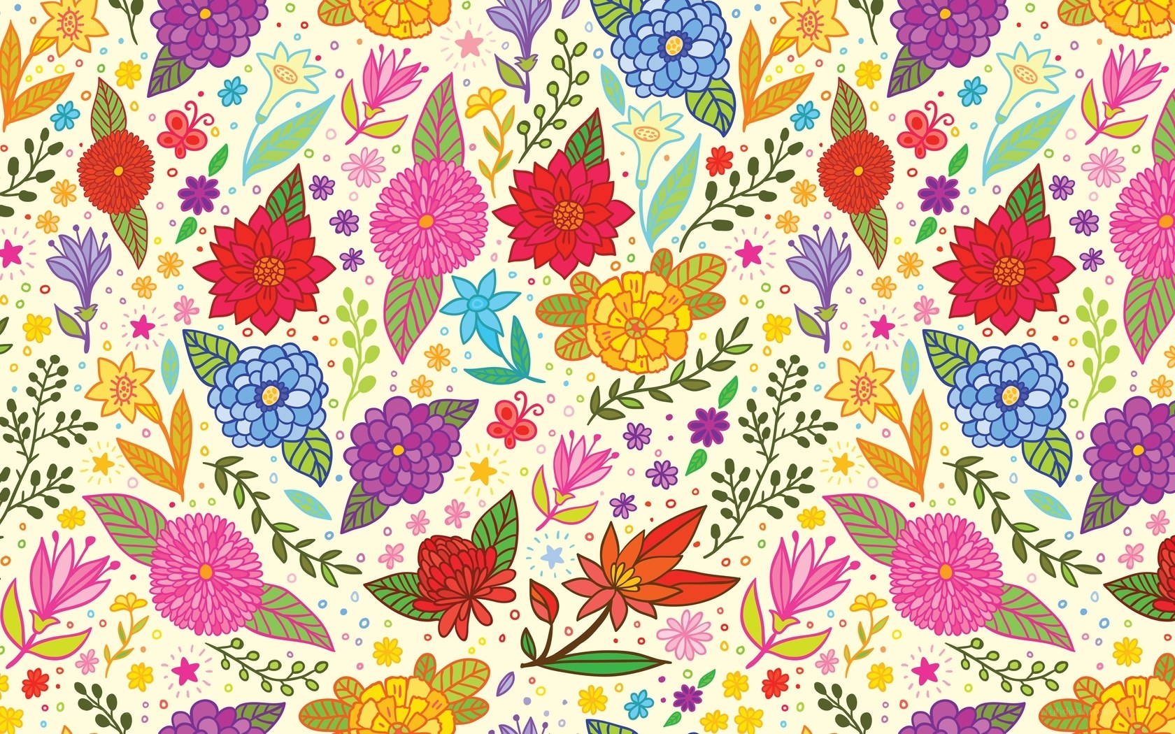 colorful floral pattern