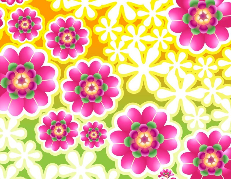 colorful floral pattern