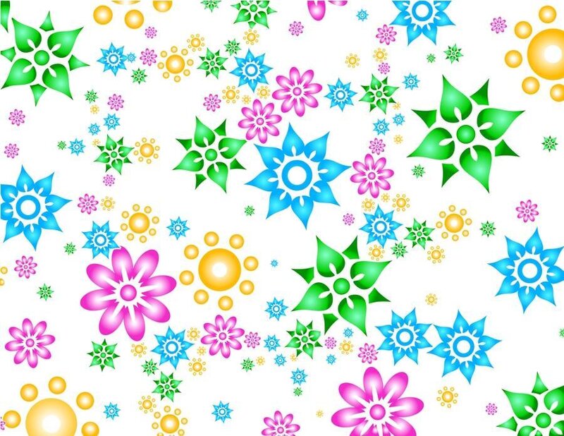colorful floral pattern