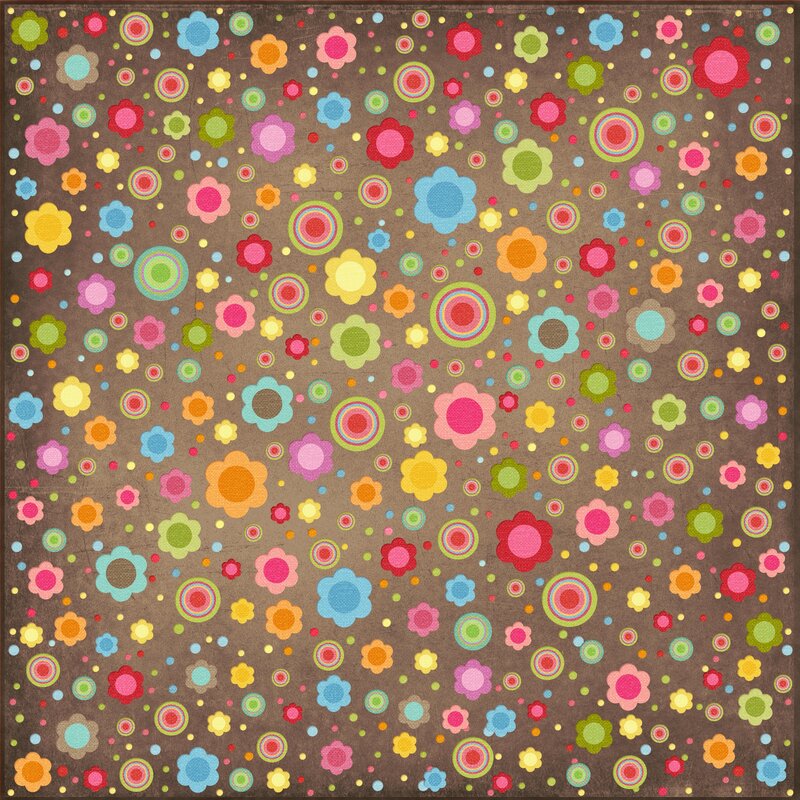colorful floral pattern background
