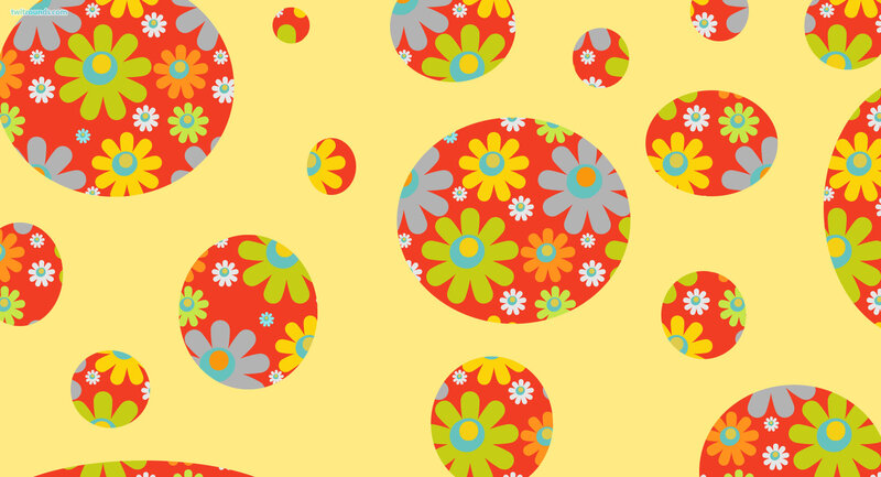 colorful floral pattern background