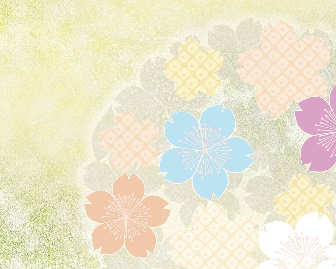 colorful floral pattern background