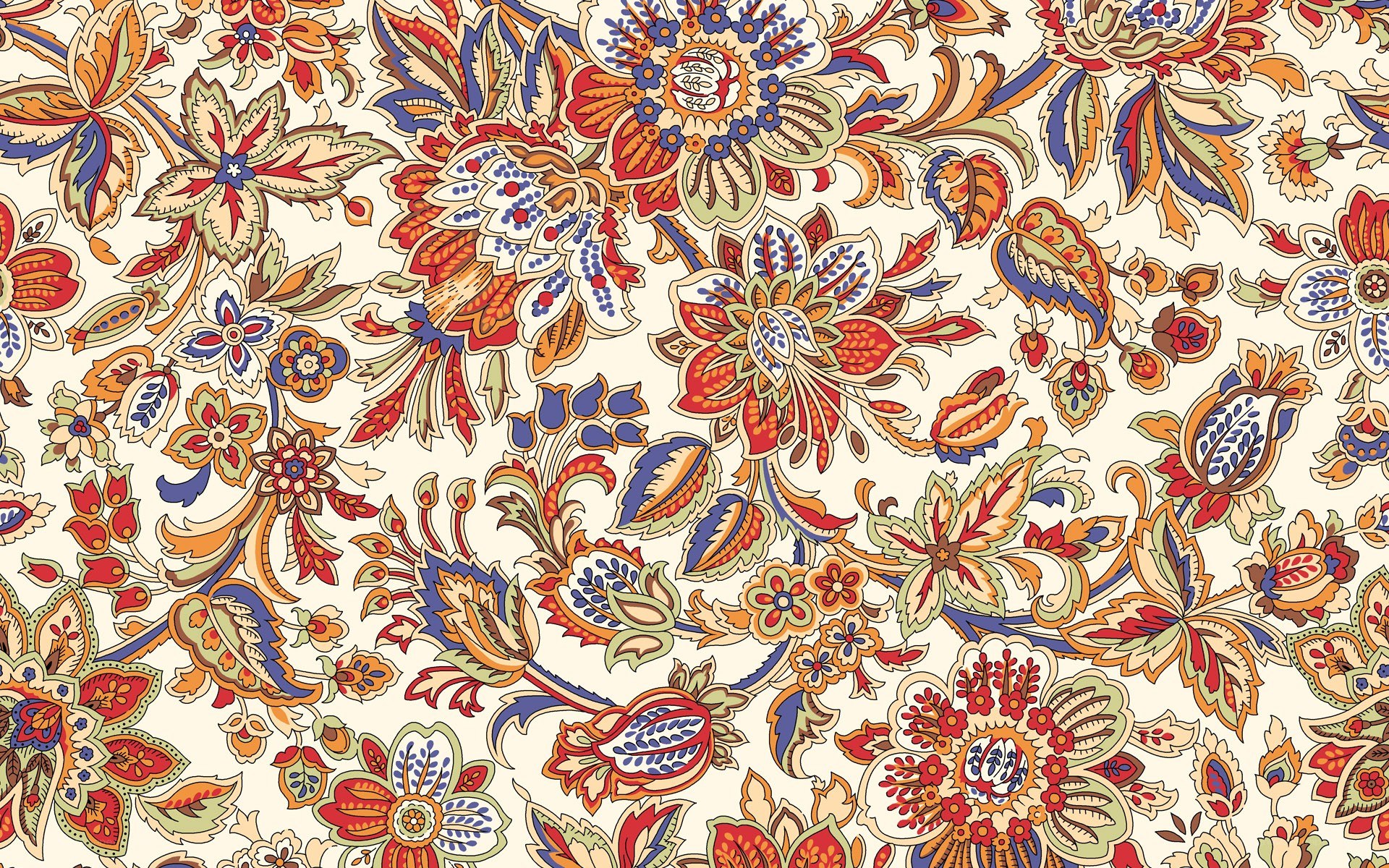 colorful floral pattern design