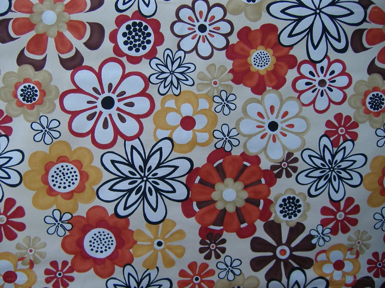colorful floral pattern fabric