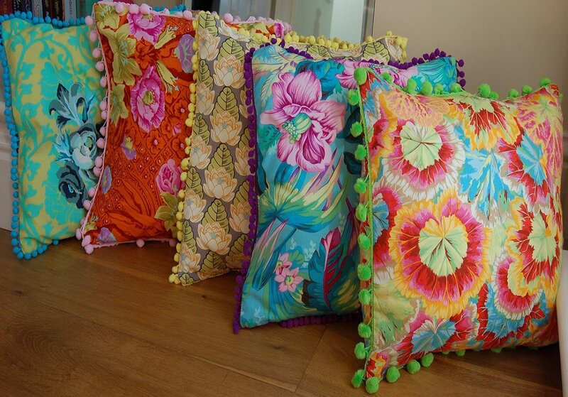 Colorful Floral Pillows