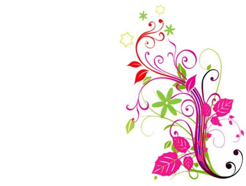 colorful floral swirl design