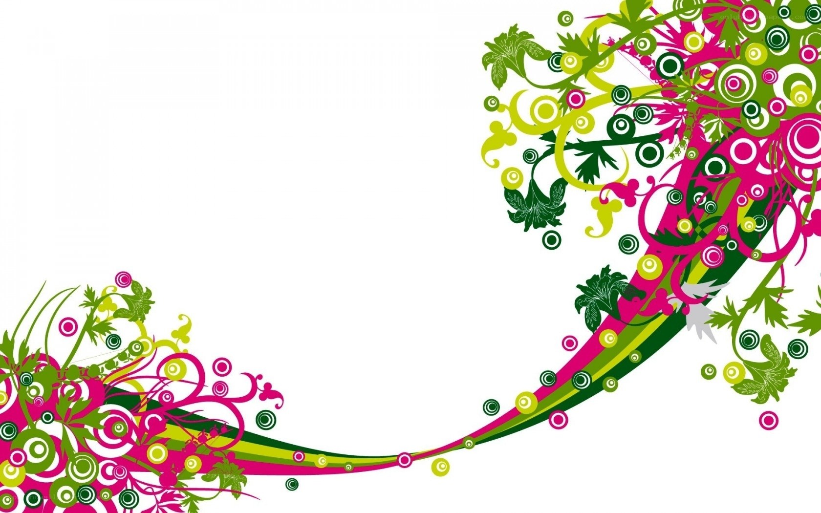 colorful floral swirl design