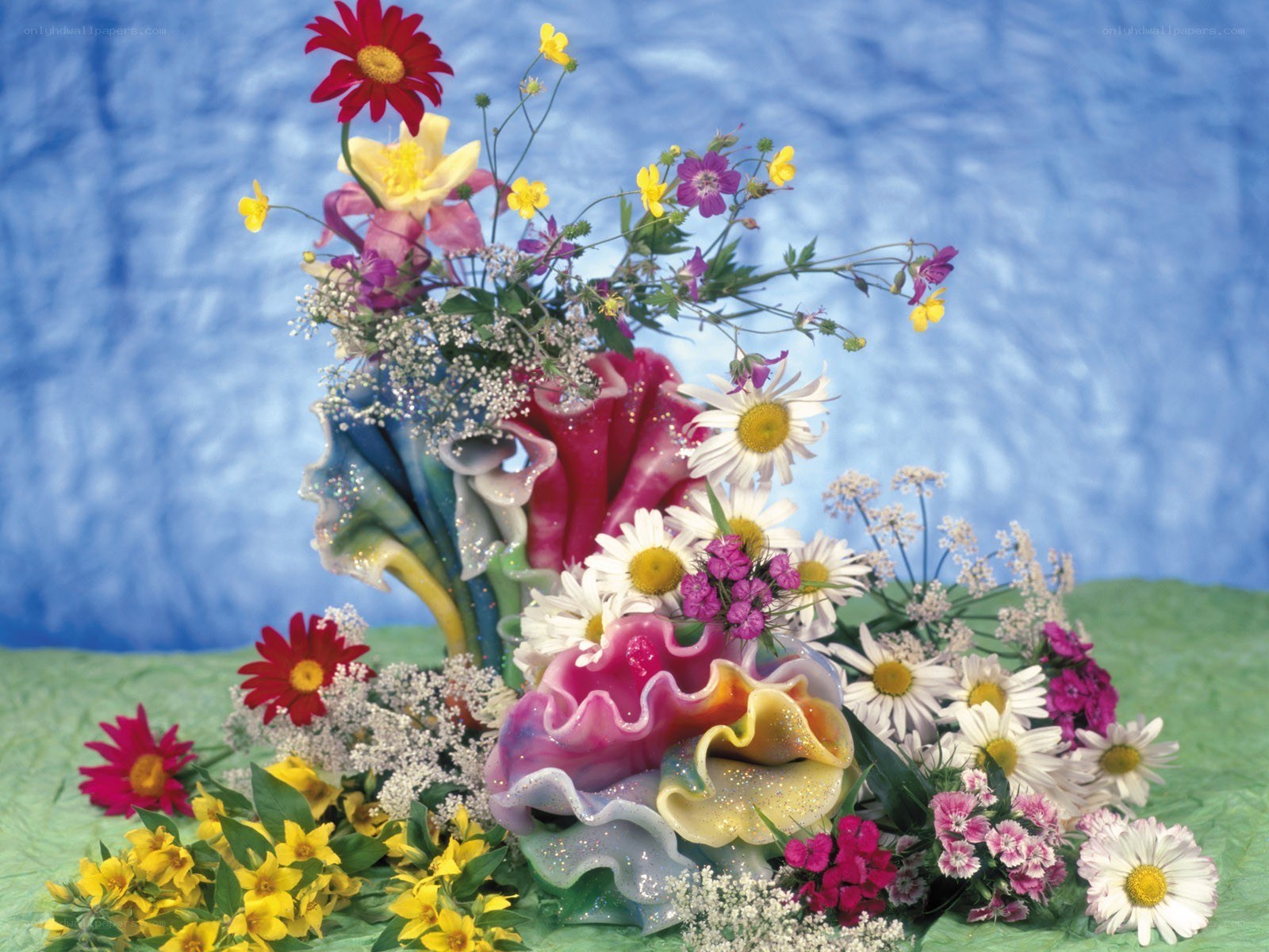 Colorful flower arrangement