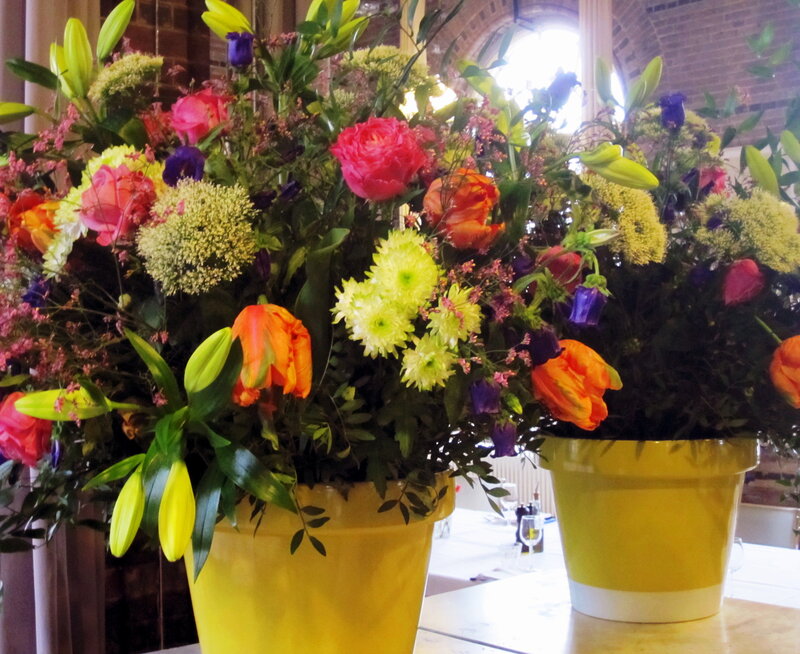 Colorful Flower Arrangements — Yellow