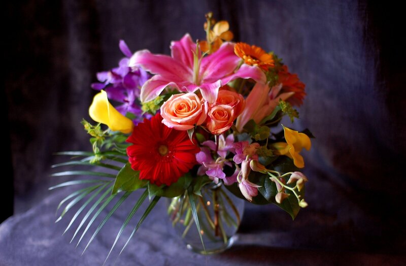 Colorful flower bouquet