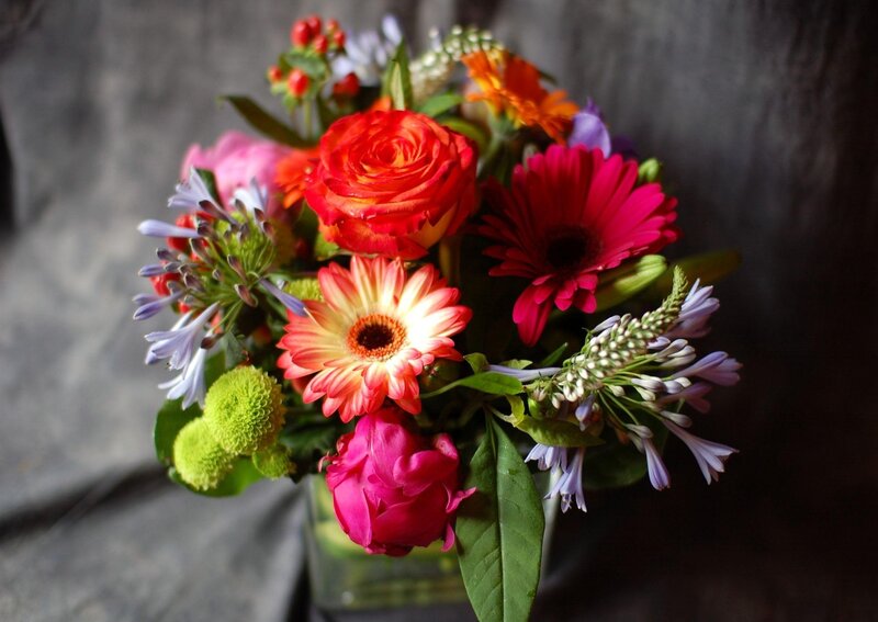 Colorful flower bouquet