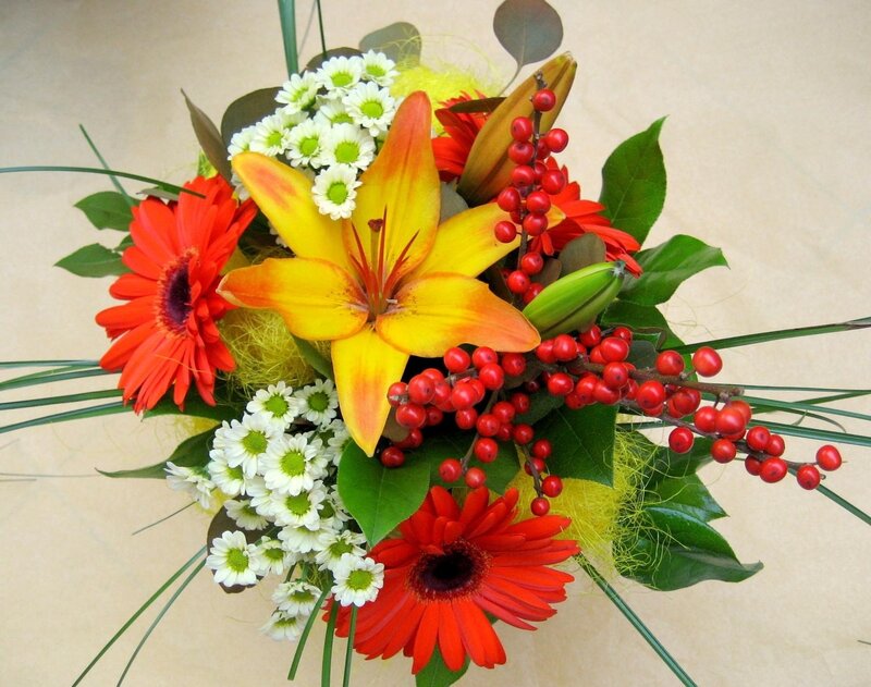 Colorful flower bouquet