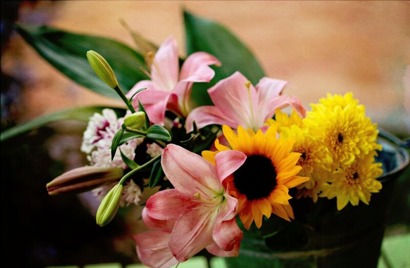 Colorful flower bouquet