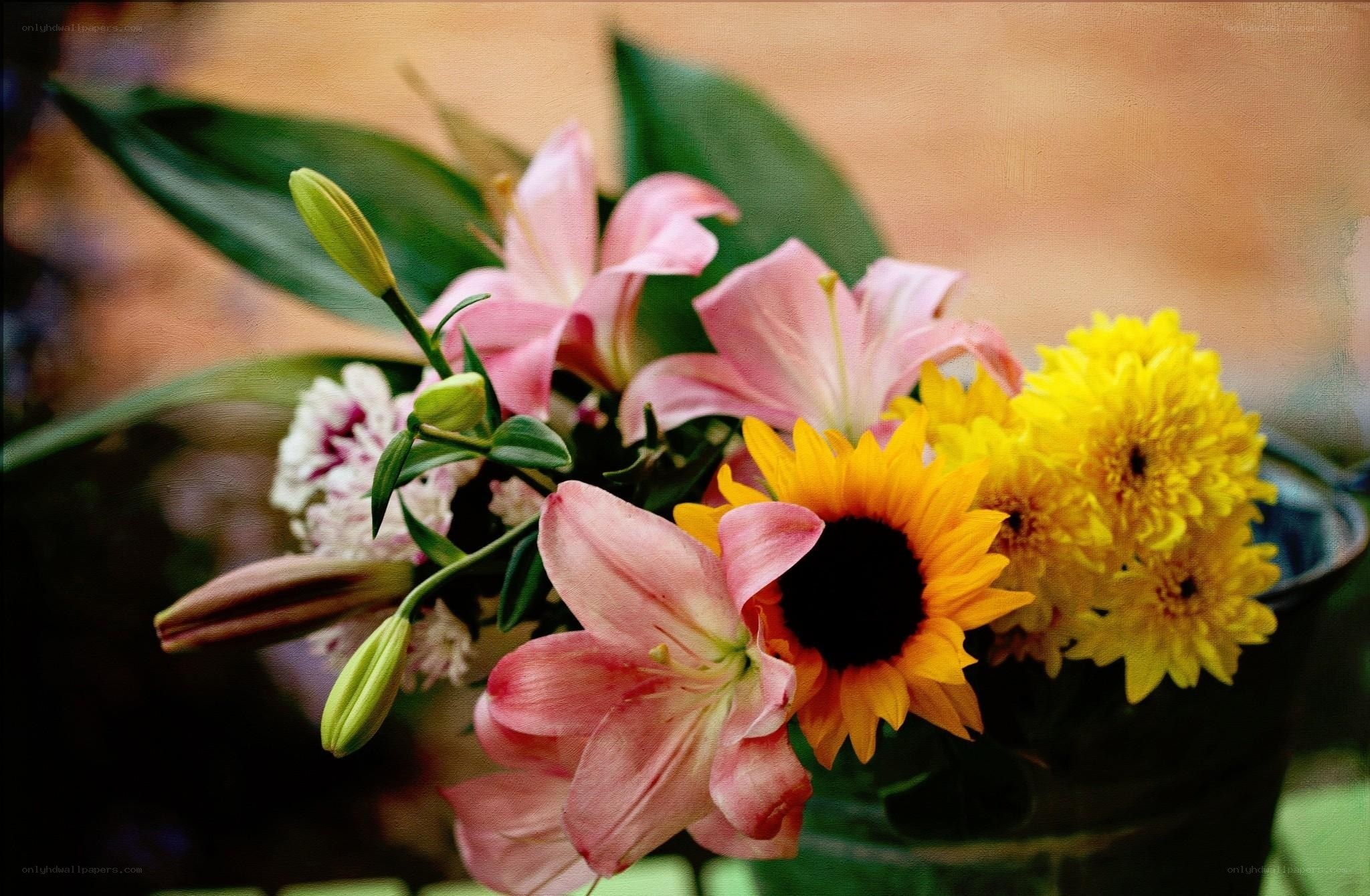 Colorful flower bouquet