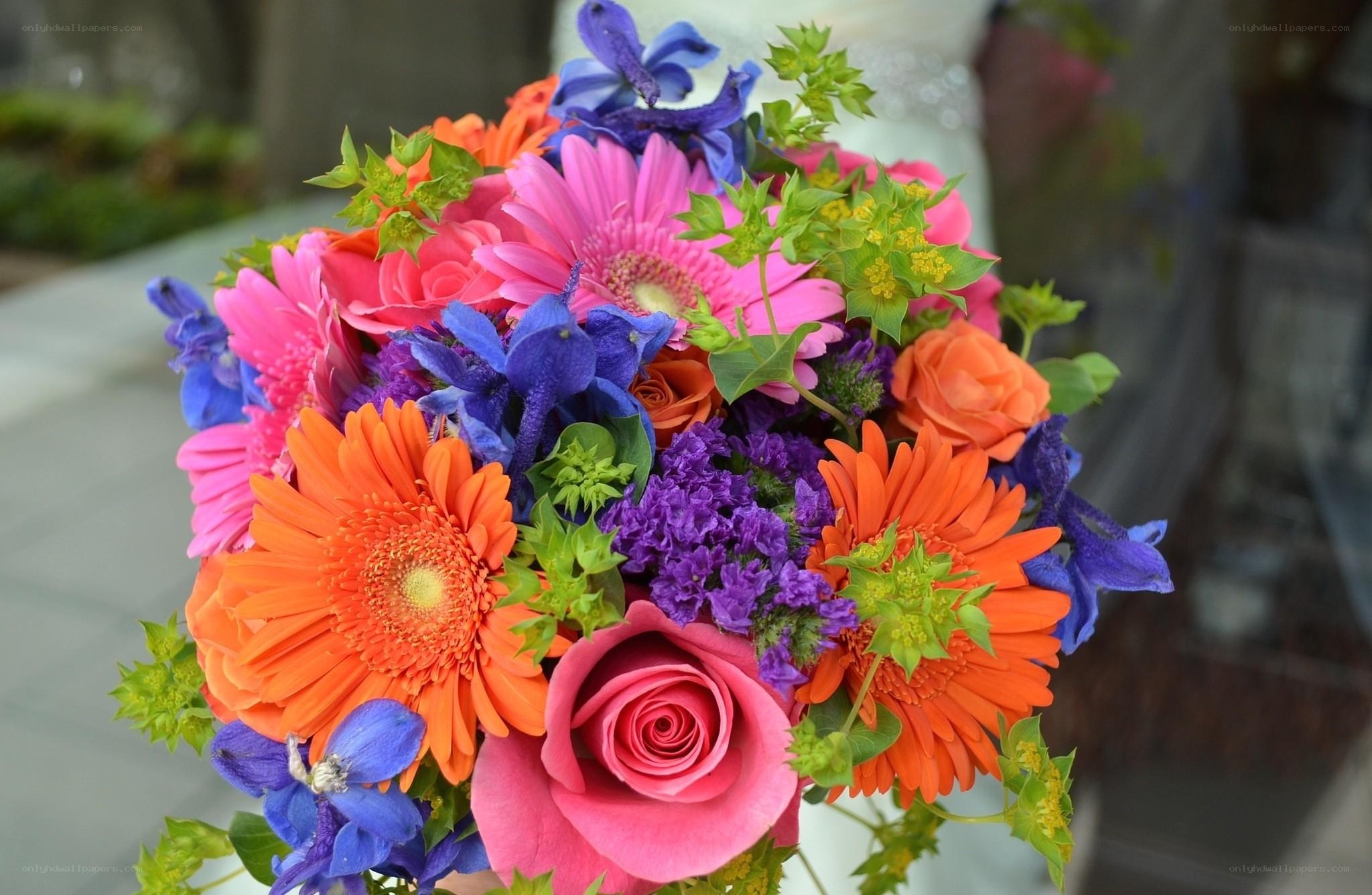 Colorful flower bouquet