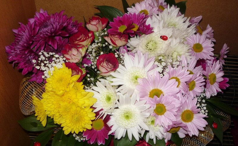 Colorful flower bouquet