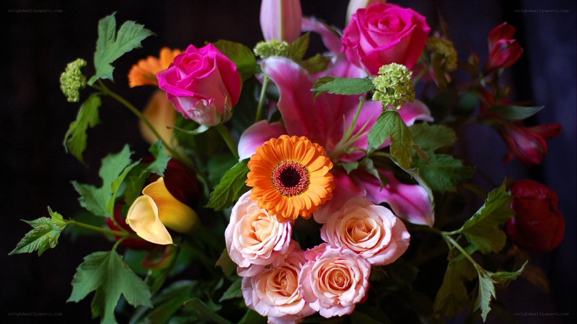 Colorful flower bouquet