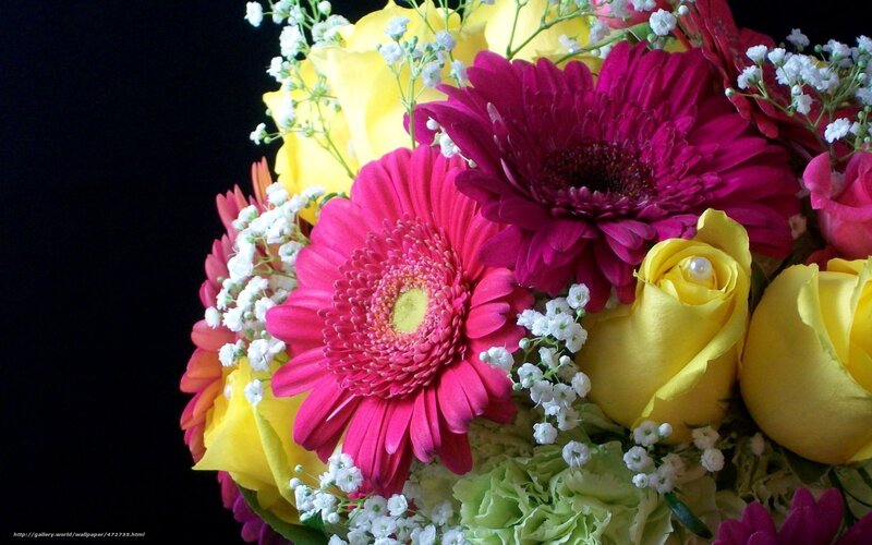Colorful flower bouquet