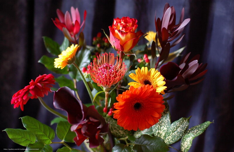 Colorful flower bouquet