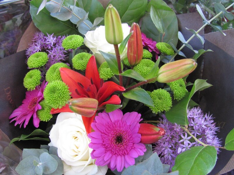 Colorful flower bouquet