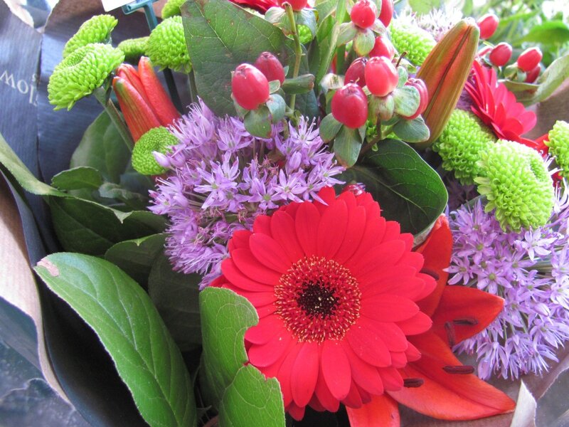 Colorful flower bouquet