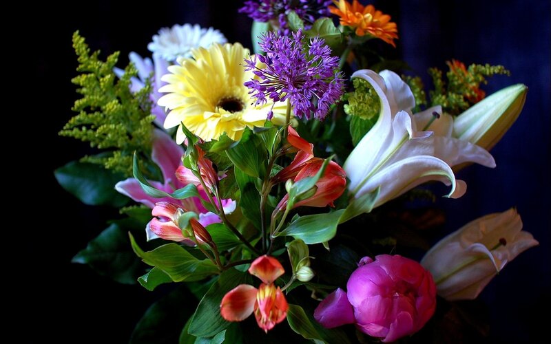 colorful flower bouquet