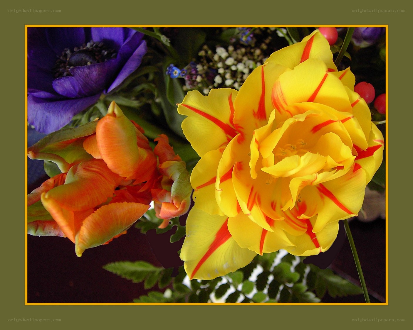 Colorful flower bouquet