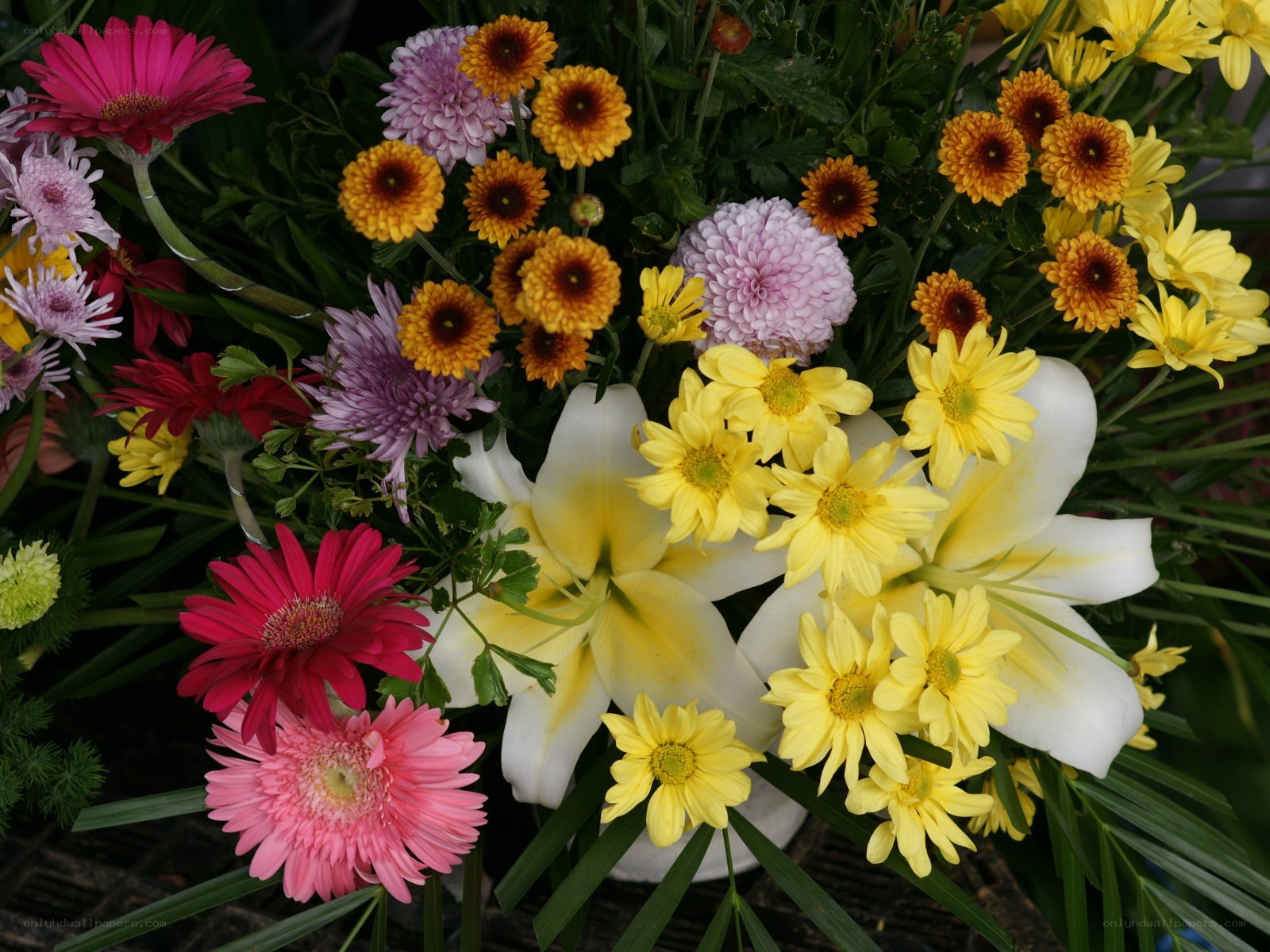 Colorful flower bouquet