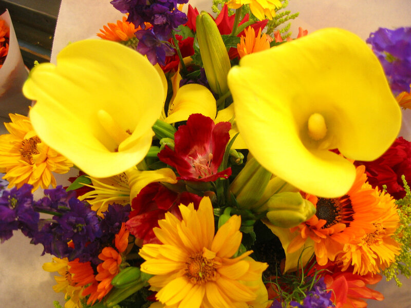 Colorful flower bouquet