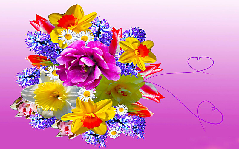 colorful flower bouquet