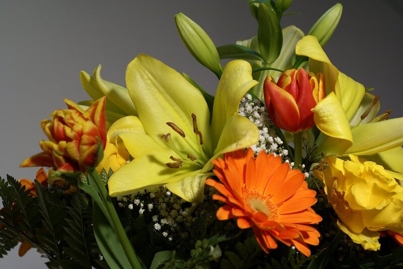 Colorful flower bouquet