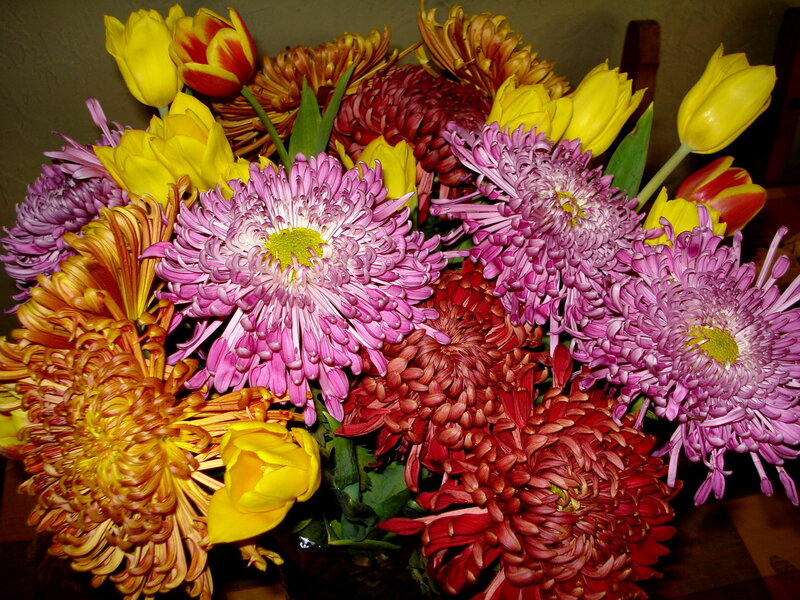 Colorful flower bouquet
