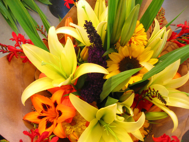 Colorful flower bouquet