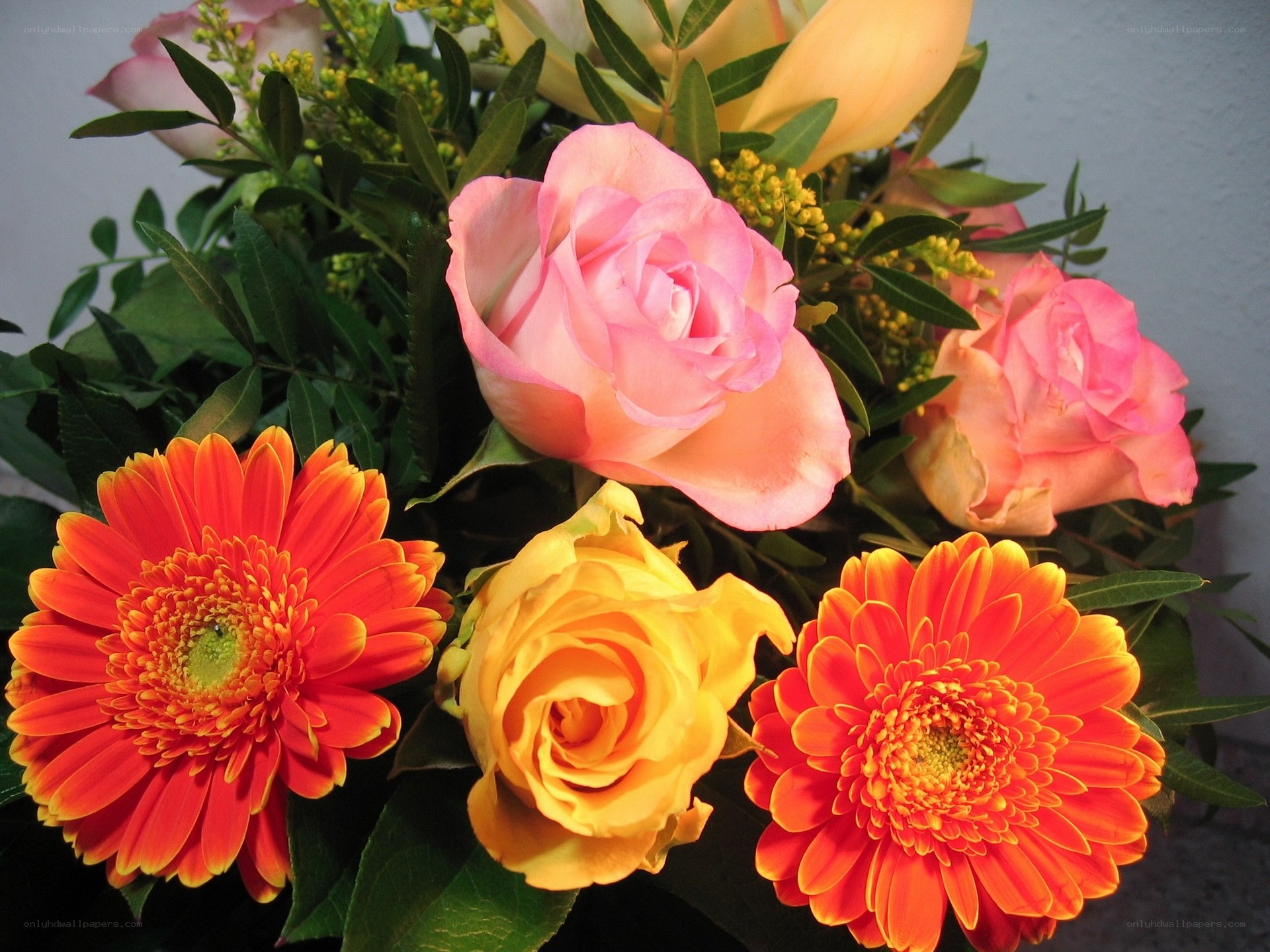 Colorful flower bouquet