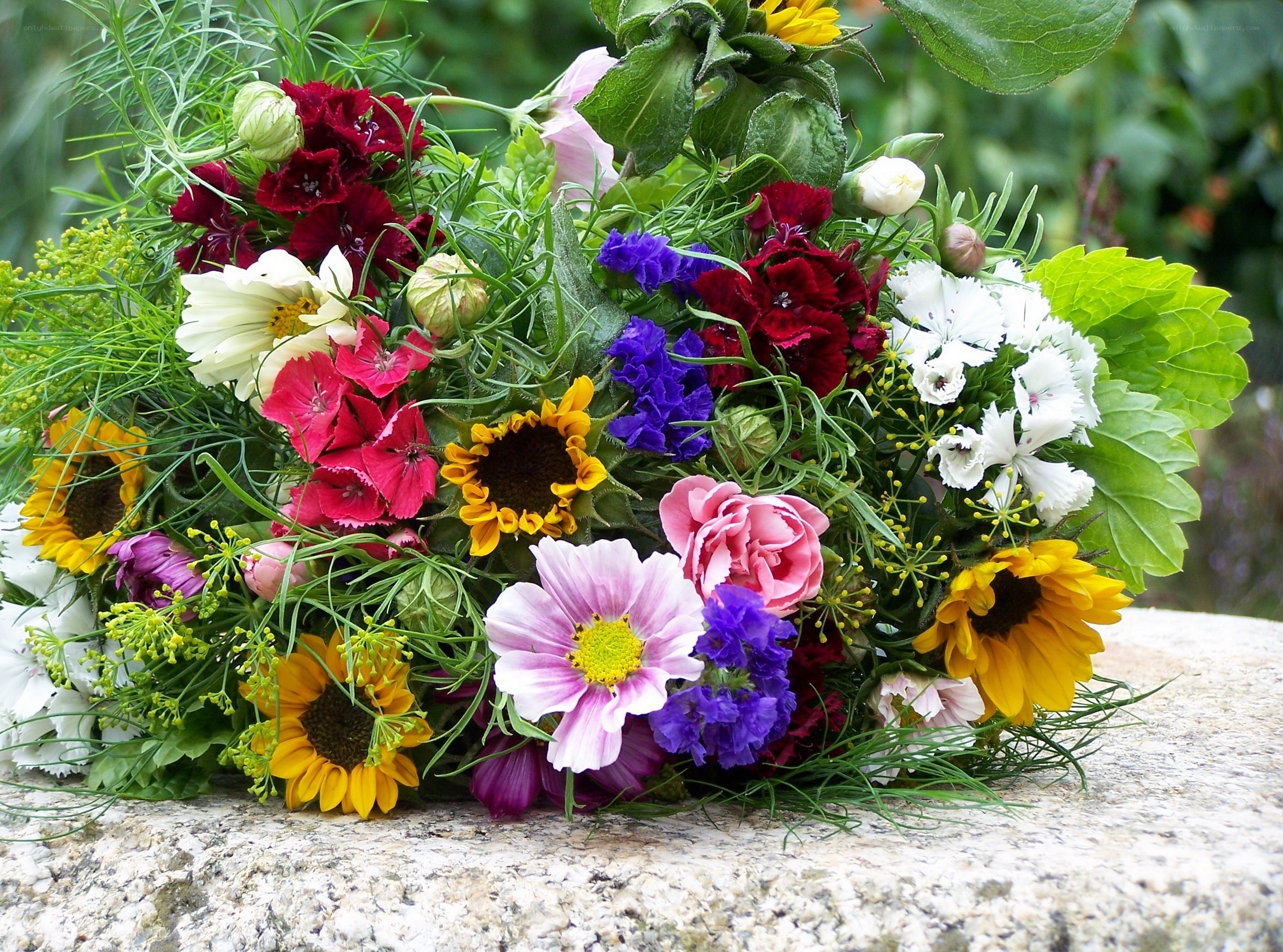 Colorful flower bouquet