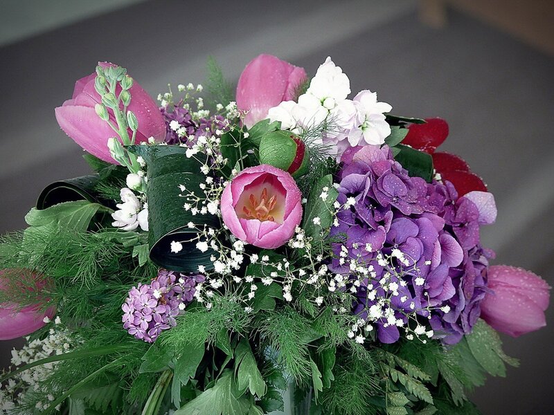 Colorful flower bouquet