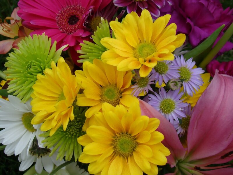 Colorful flower bouquet