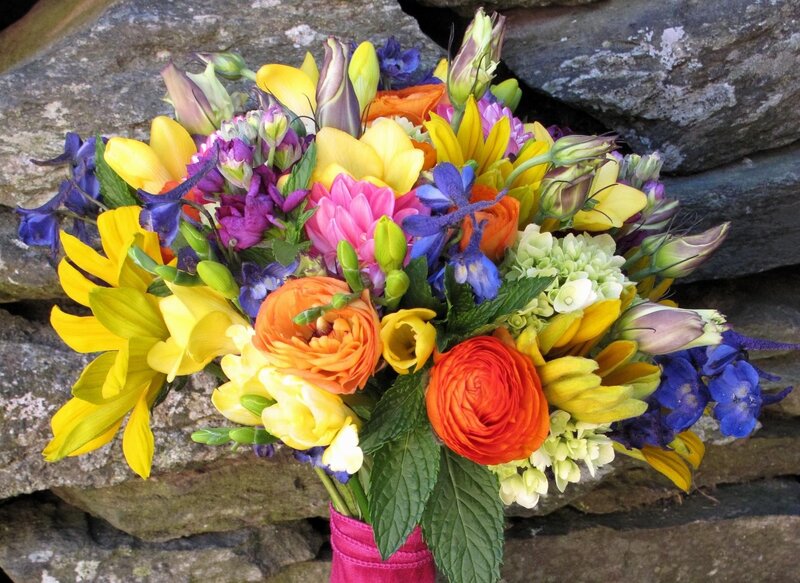 Colorful flower bouquet