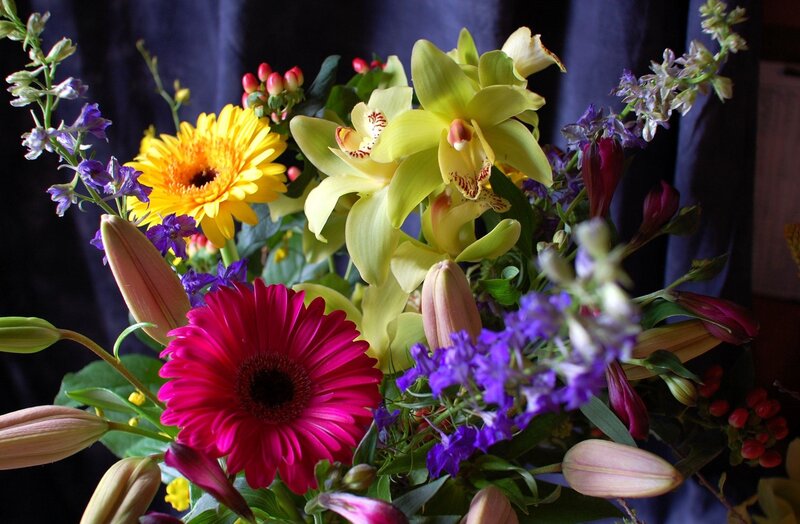 Colorful flower bouquet