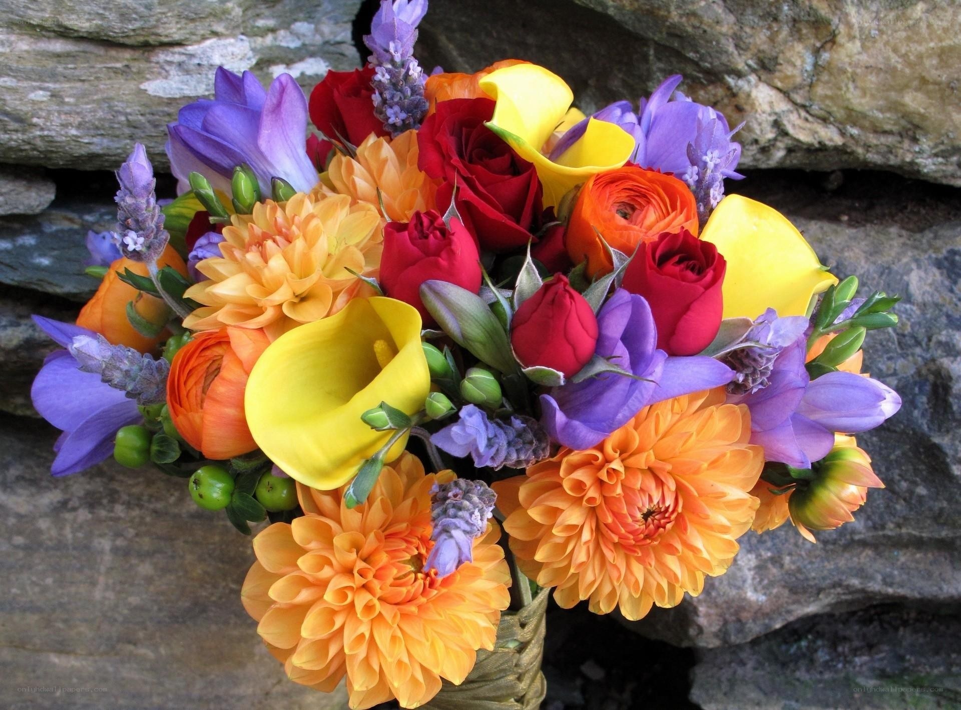 Colorful flower bouquet