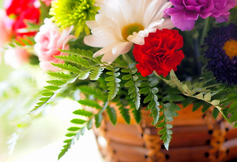 Colorful Flower Bouquet — Green, Calm